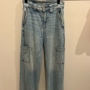 American Eagle Outfitters Women's Denim Straight Leg Jeans